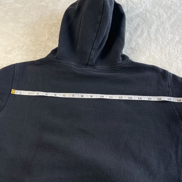 Aeropostale Y2K VTG Embroidered Oversized‎ Hoodie Womens Size S Black Spellout - Picture 13 of 14